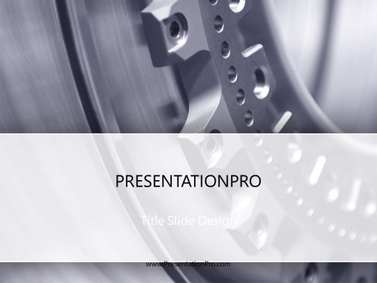 Manufacturing Focus PowerPoint Template title slide design