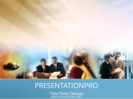 Legal Litigation 12 PowerPoint Template title slide design