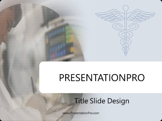 Doctor1 PowerPoint Template title slide design