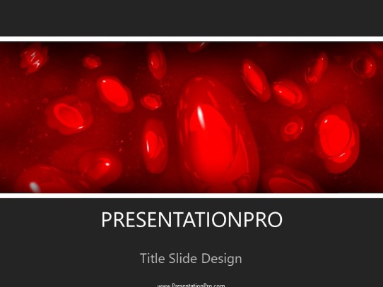 Inside Artery PowerPoint Template title slide design