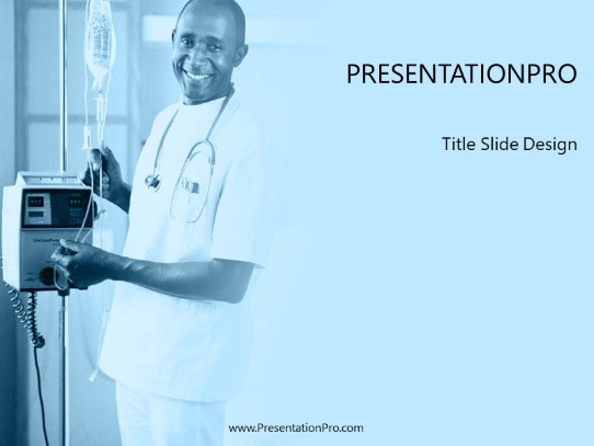 Medical06 PowerPoint Template title slide design