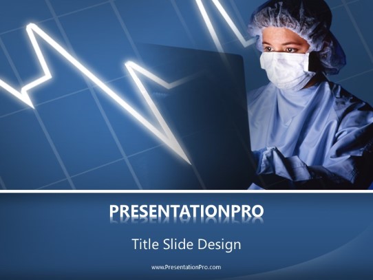 Watching The Pulse Medical PowerPoint template - PresentationPro