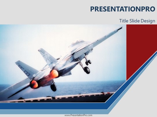 Afterburn PowerPoint Template title slide design