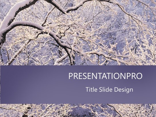 Nature03 PowerPoint Template title slide design