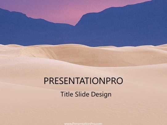 Nature11 PowerPoint Template title slide design