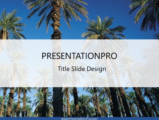 Nature13 PowerPoint Template title slide design
