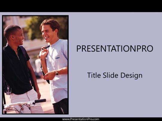 People16 PowerPoint Template title slide design