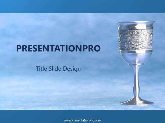 Gobletb PowerPoint Template title slide design