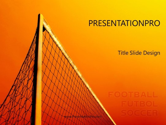 Soccer Goal Sport Powerpoint Template Presentationpro