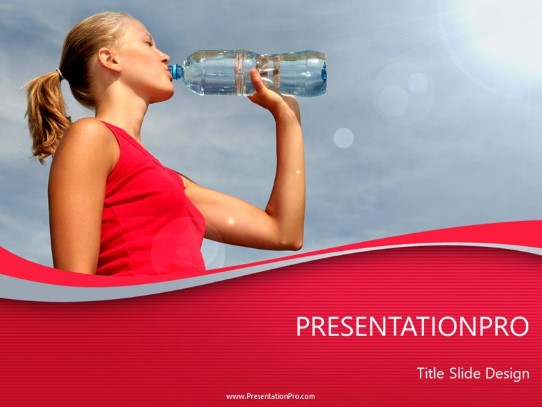 woman-drinking-water-sport-powerpoint-template-presentationpro