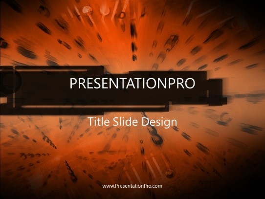 Impactred PowerPoint Template title slide design