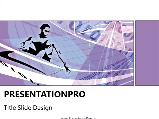 Online14 PowerPoint Template title slide design