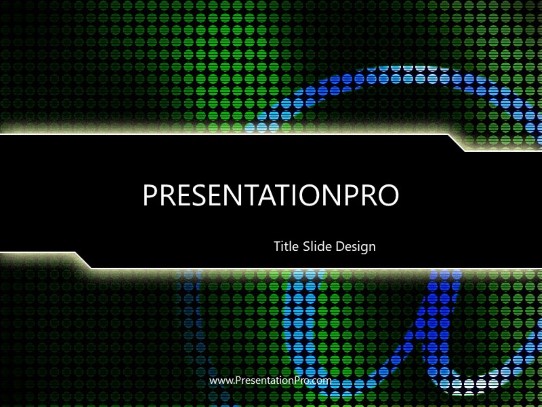 Splat PowerPoint Template title slide design