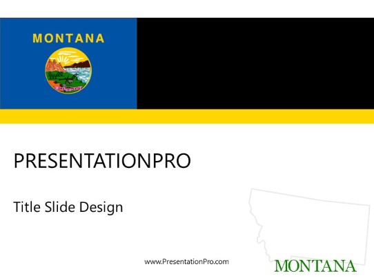 Montanta PowerPoint Template title slide design