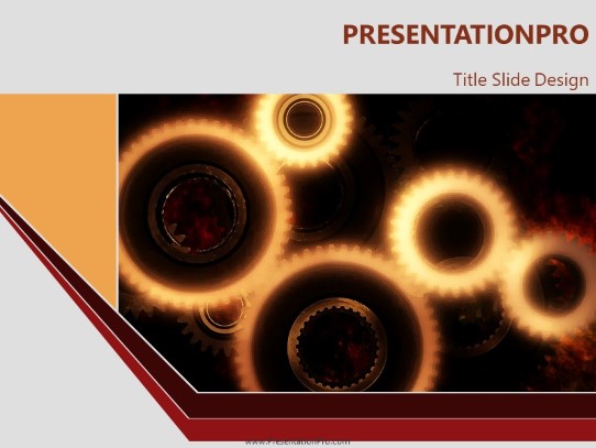 Metal Gear PowerPoint Template title slide design