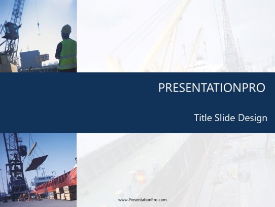 Unload It PowerPoint Template title slide design
