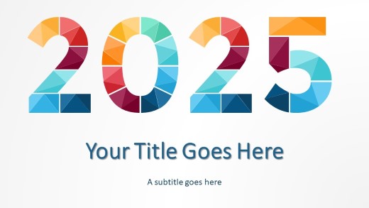 2025 Hex 01 Widescreen PowerPoint Template title slide design