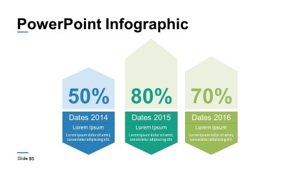 Percentages PowerPoint Infographic pptx design