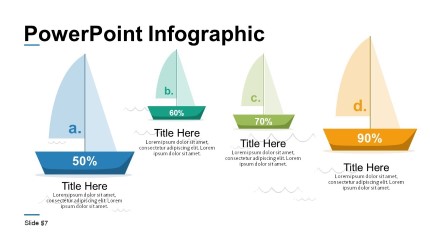 Sailing PowerPoint Infographic pptx design