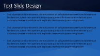 Animated Blue Streaks Widescreen PowerPoint Template text slide design