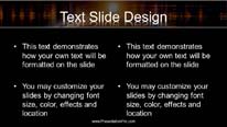 Animated Global Digital 121 Widescreen PowerPoint Template text slide design