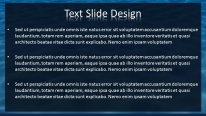 Animated Water Waves Widescreen PowerPoint Template text slide design