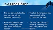 Animated Cloud Business Widescreen PowerPoint Template text slide design