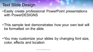 Dust 01 widescreen PowerPoint Template text slide design