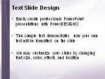 Animated Waveform Flow Purple PowerPoint Template text slide design