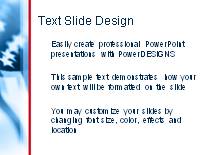 Stars Stripes PowerPoint Template text slide design