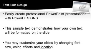 Keeping The Momentum Widescreen PowerPoint Template text slide design