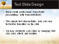 Animated Change Of Seasons PowerPoint Template text slide design