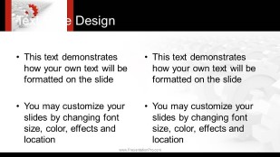 Rolling Gear Cogs Widescreen PowerPoint Template text slide design