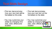 Thought Process Widescreen C PowerPoint Template text slide design