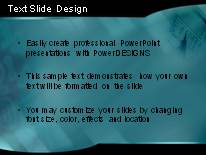 Animated Blue Graph PowerPoint Template text slide design
