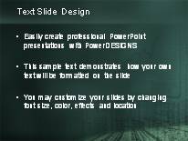 Animated Chart Up PowerPoint Template text slide design