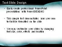 Animated Blue Graph PowerPoint Template text slide design
