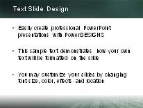 Animated Chart Up PowerPoint Template text slide design