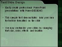 Animated Ticker PowerPoint Template text slide design