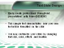 Animated Dots PowerPoint Template text slide design