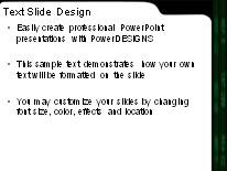 Animated Ticker PowerPoint Template text slide design