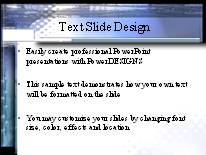 Animated Blue PowerPoint Template text slide design