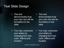 Animated Cubes PowerPoint Template text slide design