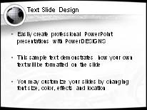 Animated Echo PowerPoint Template text slide design