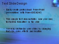 Animated Frosted PowerPoint Template text slide design