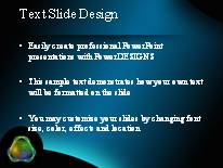 Animated Neuvo Neon PowerPoint Template text slide design