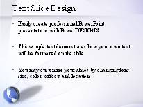 Animated Shadows PowerPoint Template text slide design