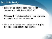 Animated Clouds PowerPoint Template text slide design