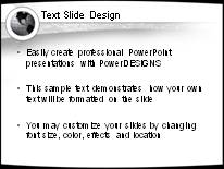 Animated Echo PowerPoint Template text slide design