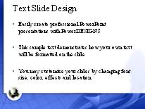 Animated Shadows PowerPoint Template text slide design
